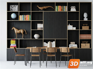 Dining Table Set Skp Files